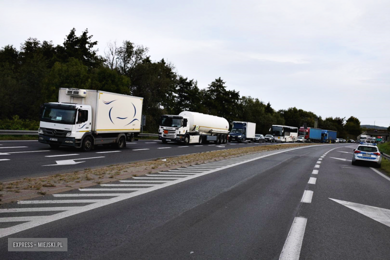 Protest rolników na krajowej ósemce