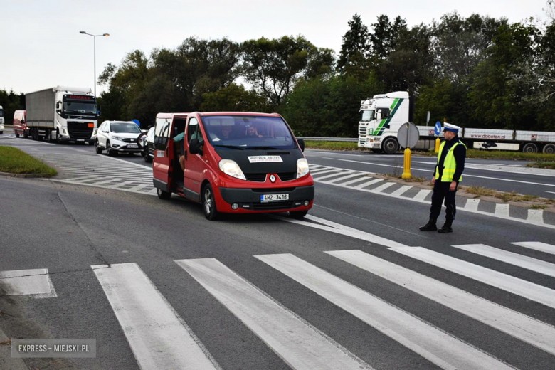 Protest rolników na krajowej ósemce