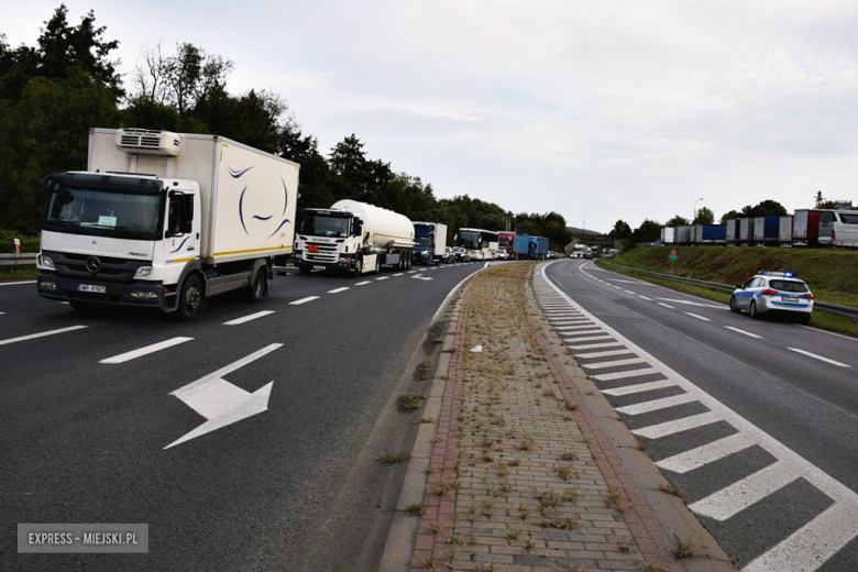 Protest rolników na krajowej ósemce