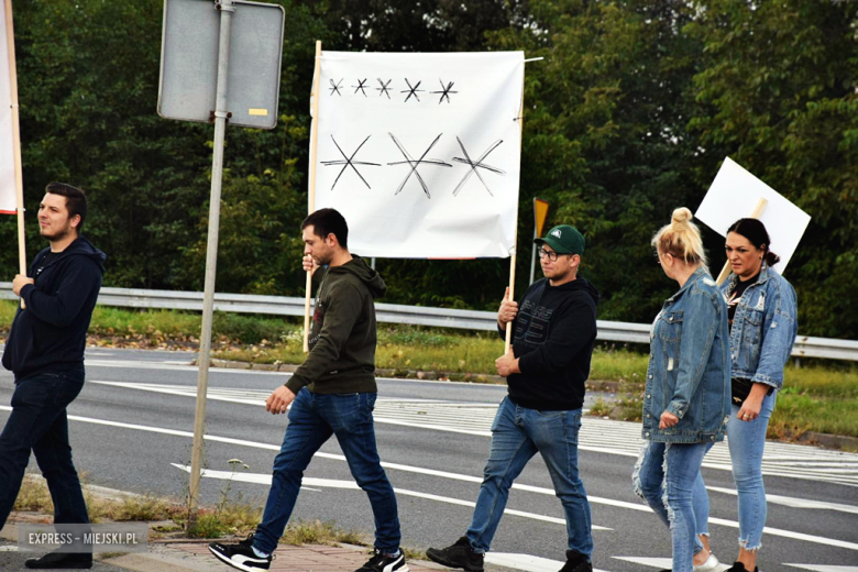 Protest rolników na krajowej ósemce