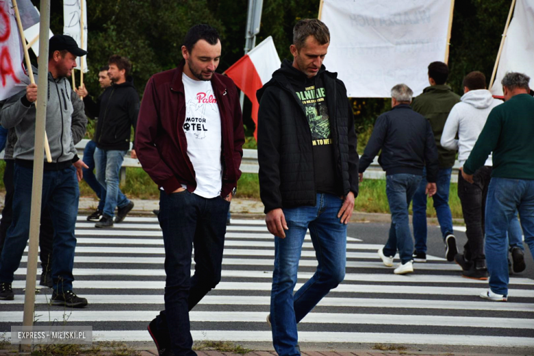 Protest rolników na krajowej ósemce