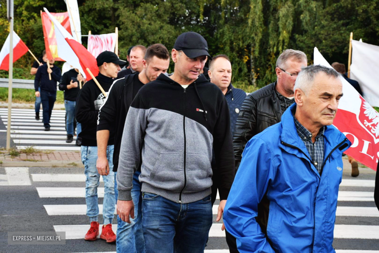 Protest rolników na krajowej ósemce