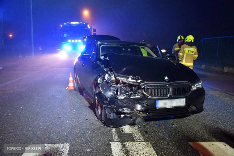 Zderzenie bmw i renault w Złotym Stoku