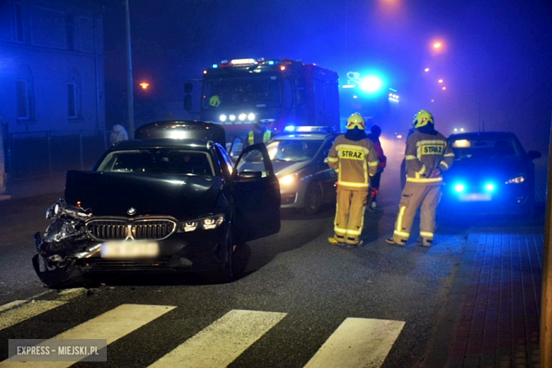 Zderzenie bmw i renault w Złotym Stoku