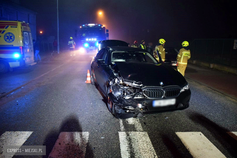 Zderzenie bmw i renault w Złotym Stoku