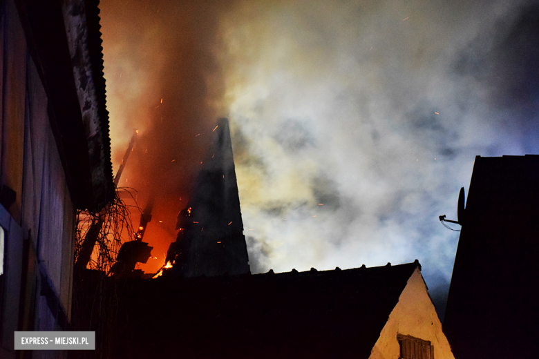 Pożar budynku gospodarczego w Bobolicach