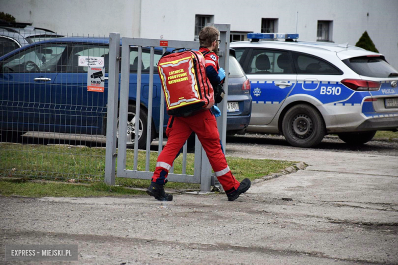 Wypadek na terenie zakładu produkcyjnego w Kamieńcu Ząbkowickim