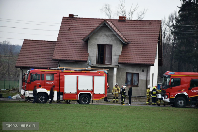 Pożar kotłowni w domu jednorodzinnym w Lutomierzu