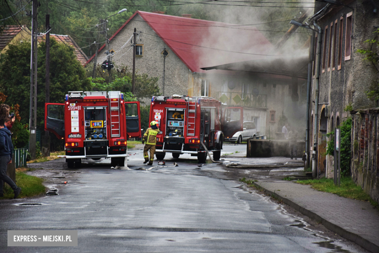 Pożar młyna zbożowego w Przyłęku