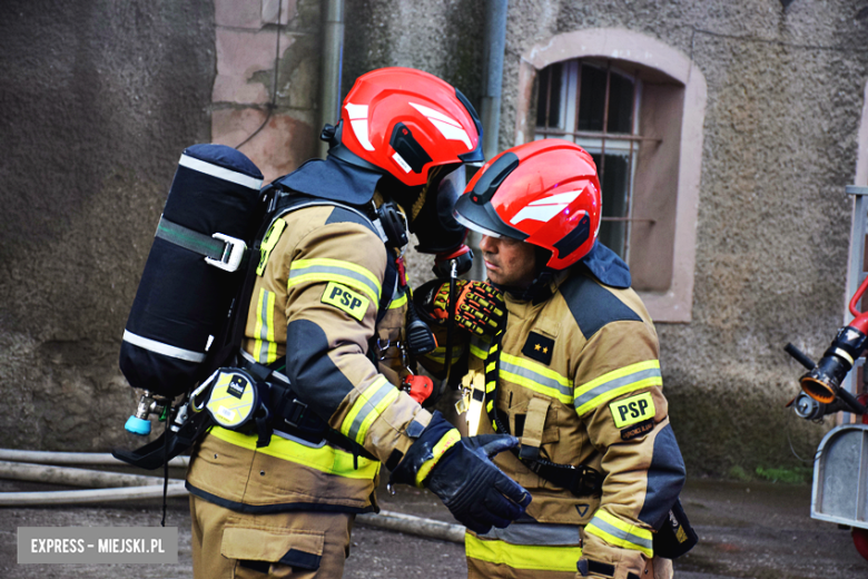 Pożar młyna zbożowego w Przyłęku