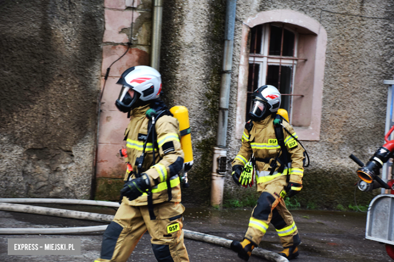 Pożar młyna zbożowego w Przyłęku