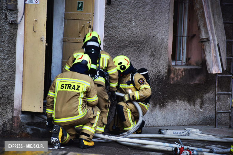 Pożar młyna zbożowego w Przyłęku