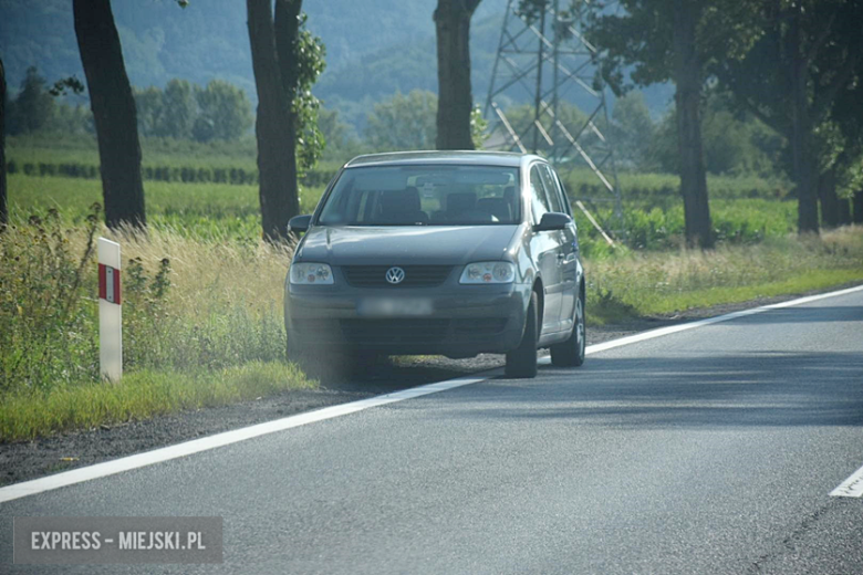 Zderzenie motocyklisty z samochodem osobowym na drodze krajowej nr 8