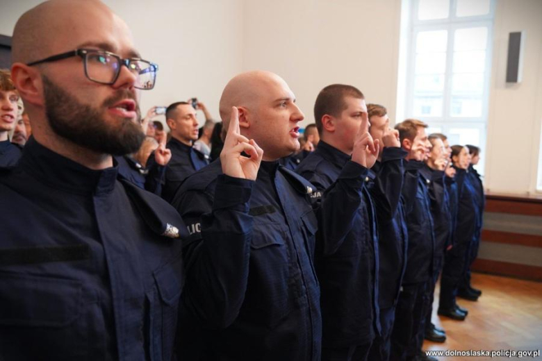 Nowi funkcjonariusze zasili szeregi dolnośląskiej policji