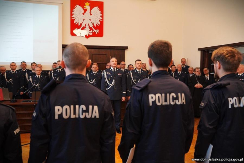 Nowi funkcjonariusze zasili szeregi dolnośląskiej policji