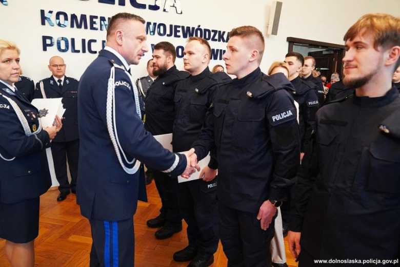 Nowi funkcjonariusze zasili szeregi dolnośląskiej policji