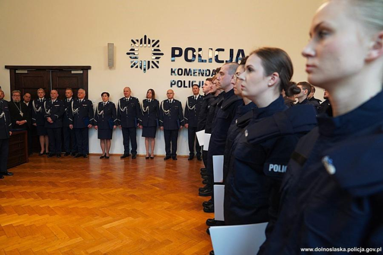 Nowi funkcjonariusze zasili szeregi dolnośląskiej policji