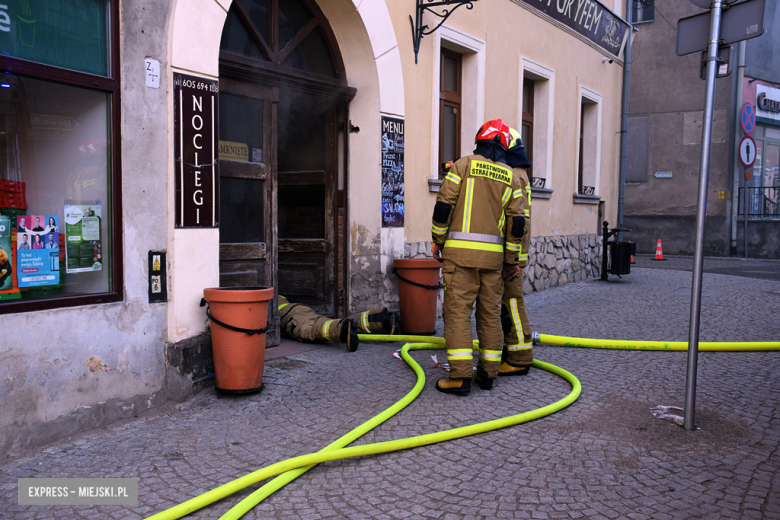 Pożar kotłowni w budynku mieszkalnym