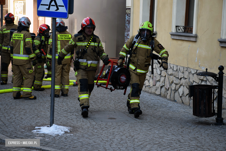 Pożar kotłowni w budynku mieszkalnym