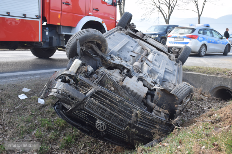 Dachowanie volkswagena na krajowej ósemce