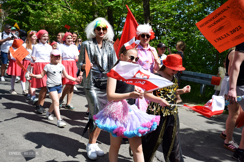 Towarzysze i towarzyszki na ulicach! Pierwszomajowy marsz otworzył Majówkę w Srebrnej Górze [foto]