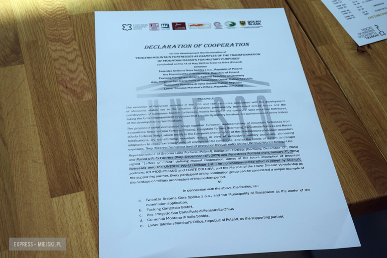 W stronę UNESCO – Twierdza Srebrna Góra z międzynarodowym wsparciem [foto]