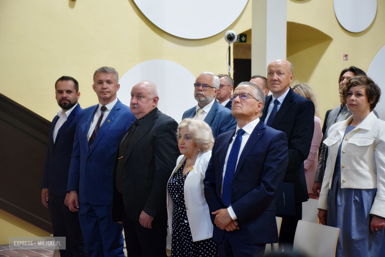 Uroczysta sesja Rady Miejskiej w Złotym Stoku z okazji 35-lecia odrodzenia samorządu terytorialnego