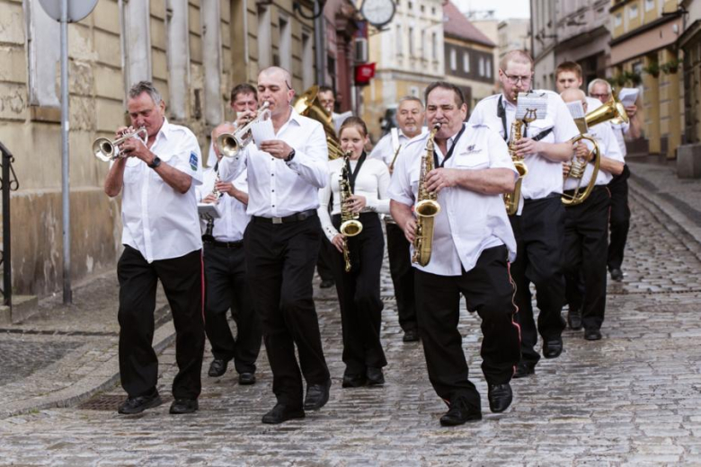I Przegląd Orkiestr Dętych im. Łukasza Przepióry w Parku Miejskim w Złotym Stoku