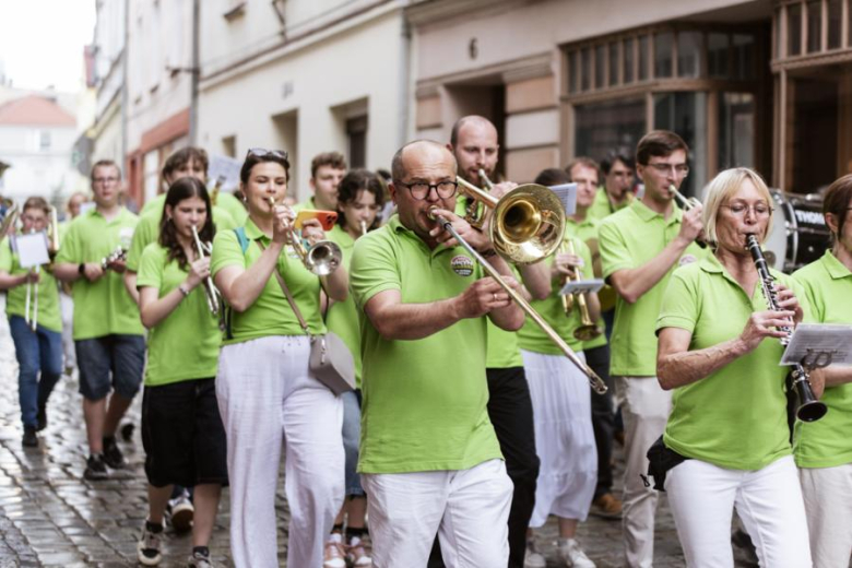 I Przegląd Orkiestr Dętych im. Łukasza Przepióry w Parku Miejskim w Złotym Stoku