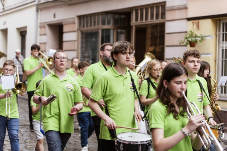 I Przegląd Orkiestr Dętych im. Łukasza Przepióry w Parku Miejskim w Złotym Stoku