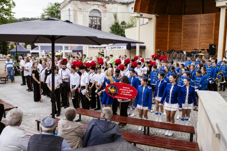 I Przegląd Orkiestr Dętych im. Łukasza Przepióry w Parku Miejskim w Złotym Stoku