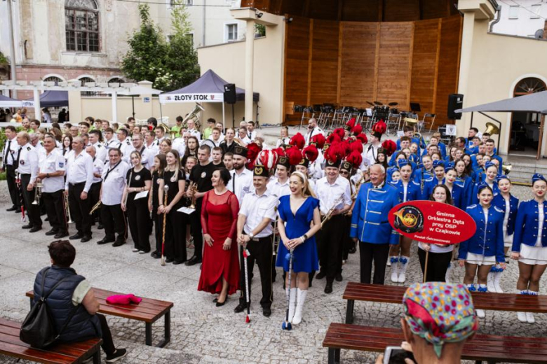 I Przegląd Orkiestr Dętych im. Łukasza Przepióry w Parku Miejskim w Złotym Stoku