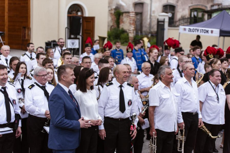 I Przegląd Orkiestr Dętych im. Łukasza Przepióry w Parku Miejskim w Złotym Stoku