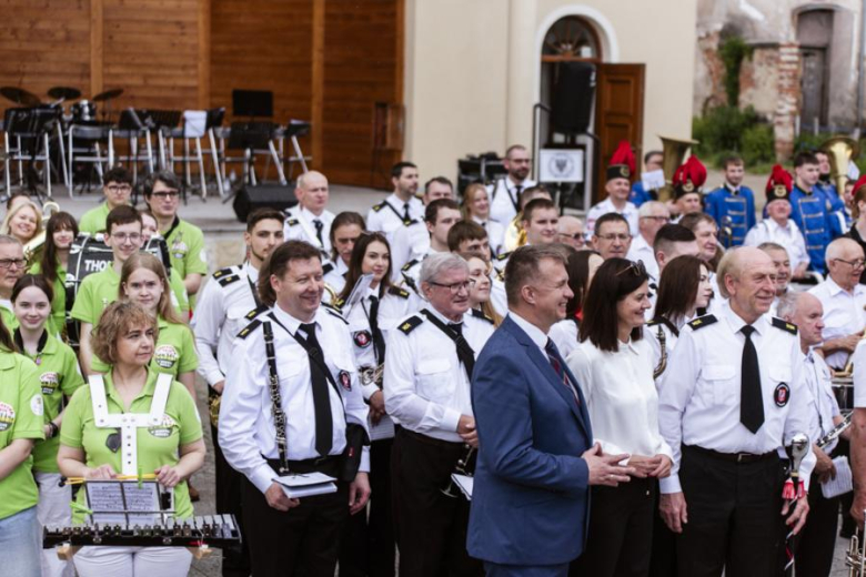 I Przegląd Orkiestr Dętych im. Łukasza Przepióry w Parku Miejskim w Złotym Stoku