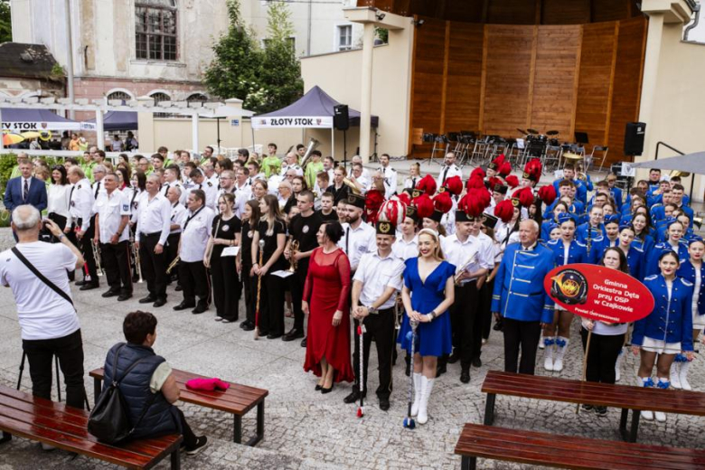 I Przegląd Orkiestr Dętych im. Łukasza Przepióry w Parku Miejskim w Złotym Stoku