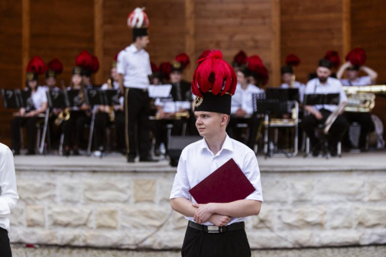 I Przegląd Orkiestr Dętych im. Łukasza Przepióry w Parku Miejskim w Złotym Stoku