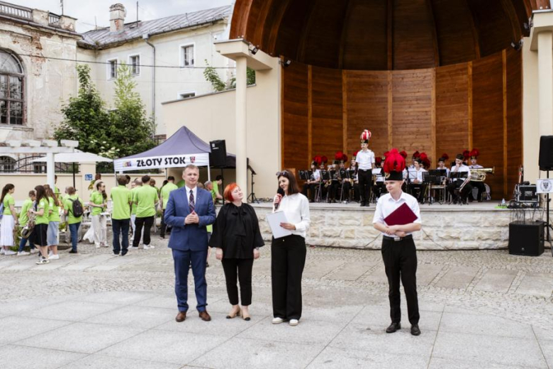 I Przegląd Orkiestr Dętych im. Łukasza Przepióry w Parku Miejskim w Złotym Stoku