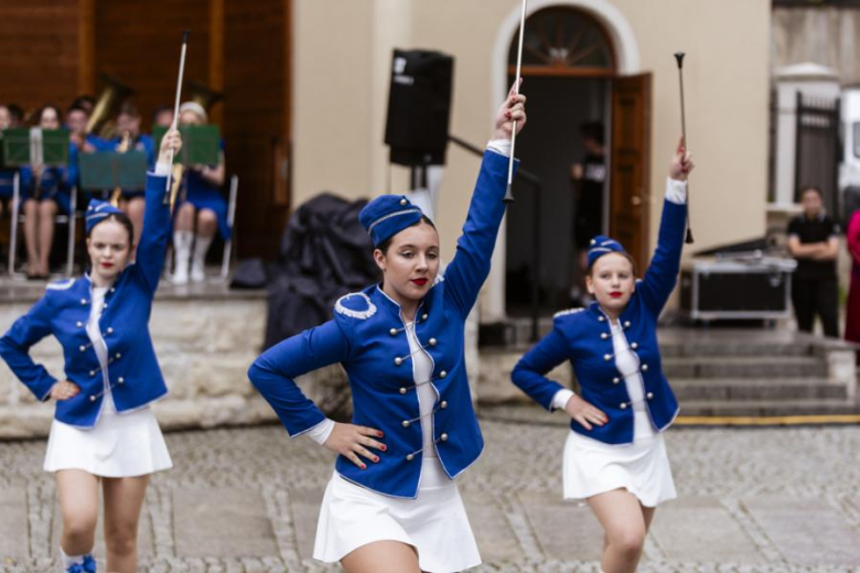 I Przegląd Orkiestr Dętych im. Łukasza Przepióry w Parku Miejskim w Złotym Stoku