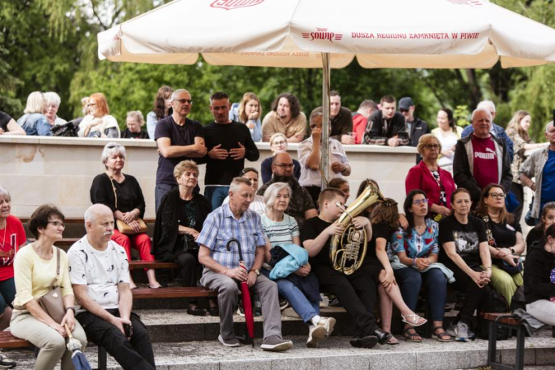 I Przegląd Orkiestr Dętych im. Łukasza Przepióry w Parku Miejskim w Złotym Stoku