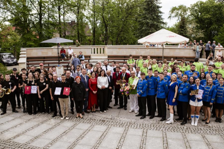 I Przegląd Orkiestr Dętych im. Łukasza Przepióry w Parku Miejskim w Złotym Stoku