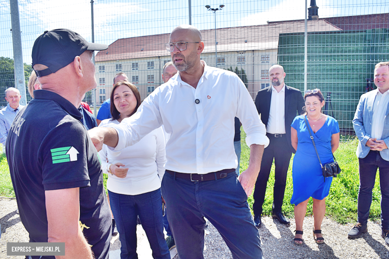 Minister Sportu i Turystyki oraz wicemarszałek Sejmu z wizytą w Kamieńcu Ząbkowickim
