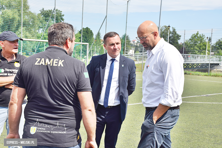 Minister Sportu i Turystyki oraz wicemarszałek Sejmu z wizytą w Kamieńcu Ząbkowickim
