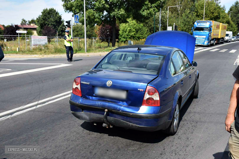 Zderzenie pojazdów na ósemce w Ząbkowicach Śląskich