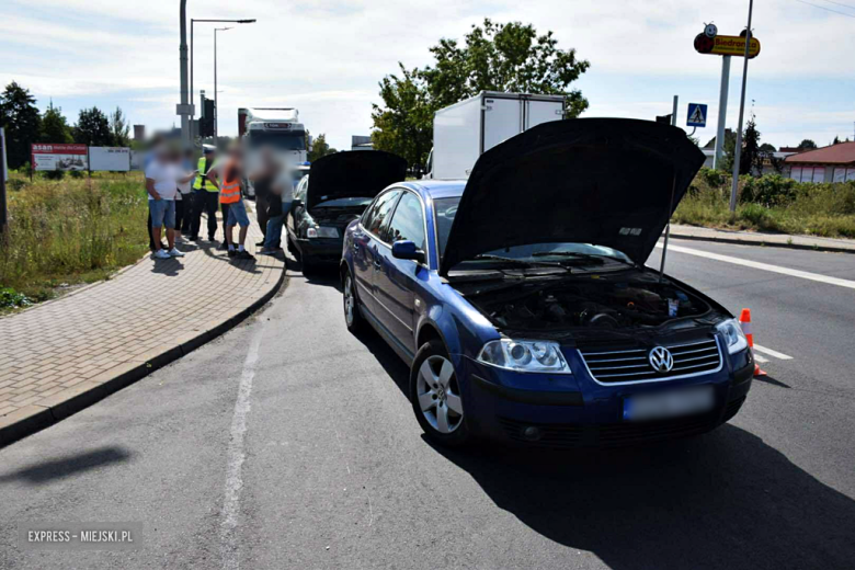Zderzenie pojazdów na ósemce w Ząbkowicach Śląskich