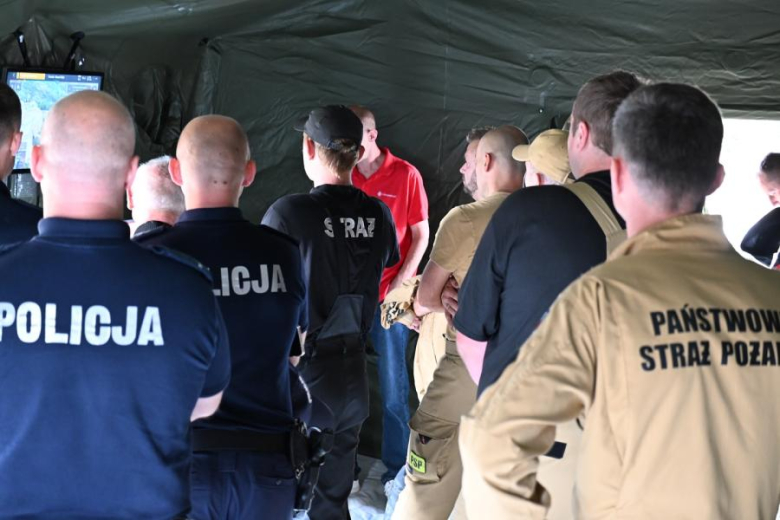 Ćwiczenia służb w Twierdzy Srebrna Góra