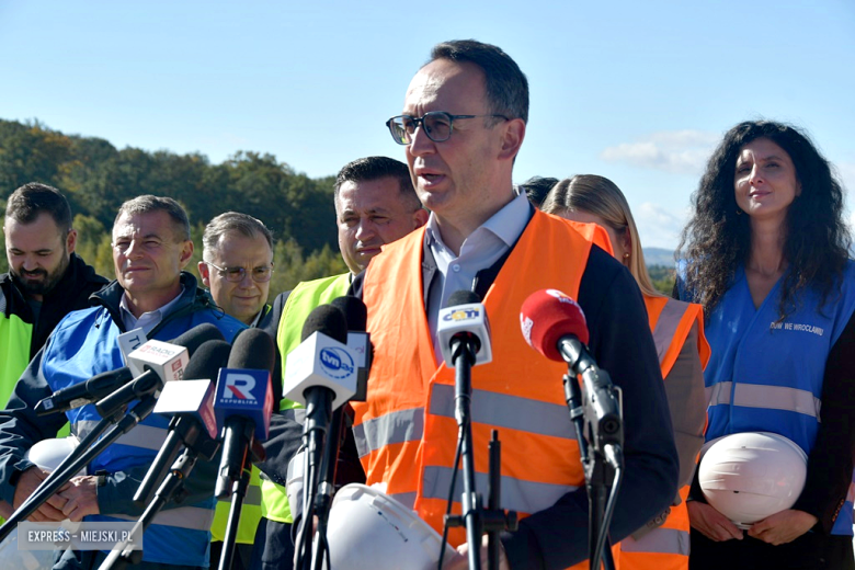 Zakończenie prac na zbiorniku wodnym Topola. Briefing prasowy