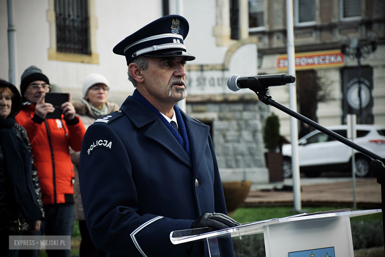 Uroczystość ślubowania kadetów klasy mundurowej w Zespole Szkół Ponadpodstawowych w Ziębicach