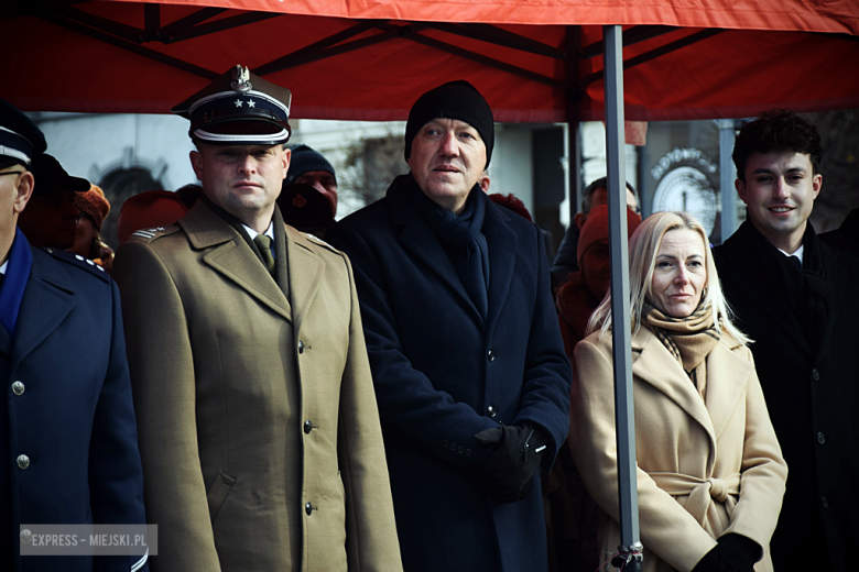 Uroczystość ślubowania kadetów klasy mundurowej w Zespole Szkół Ponadpodstawowych w Ziębicach