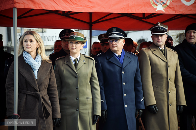 Uroczystość ślubowania kadetów klasy mundurowej w Zespole Szkół Ponadpodstawowych w Ziębicach