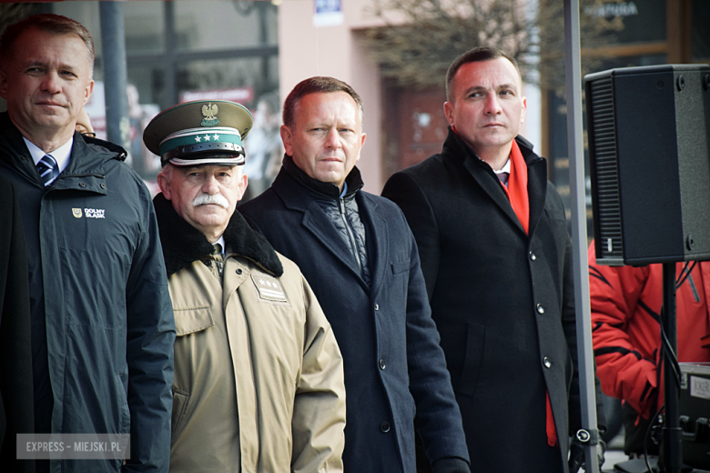 Uroczystość ślubowania kadetów klasy mundurowej w Zespole Szkół Ponadpodstawowych w Ziębicach